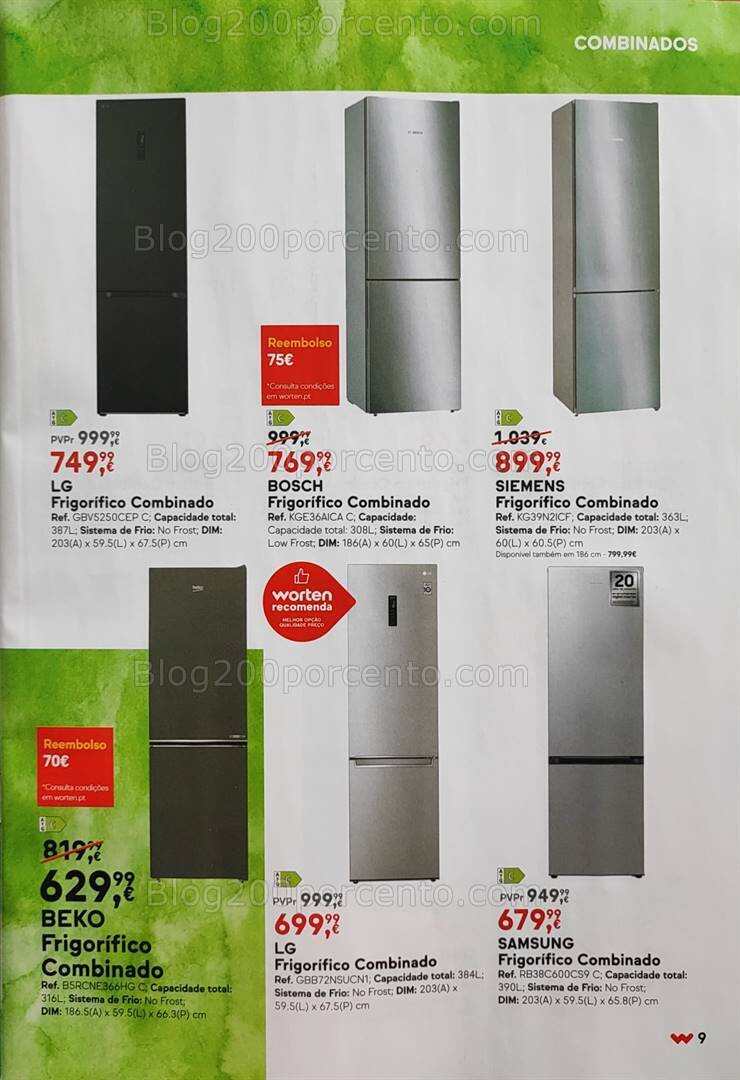 Antevisão Folheto WORTEN Especial Eficiência Promoções até 15 julho