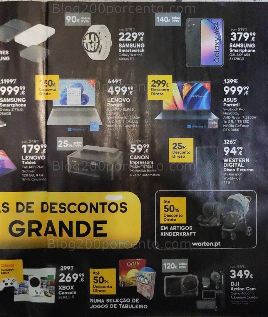 Antevisão Folheto WORTEN Promoções Fim de Semanão - 17 a 20 novembro