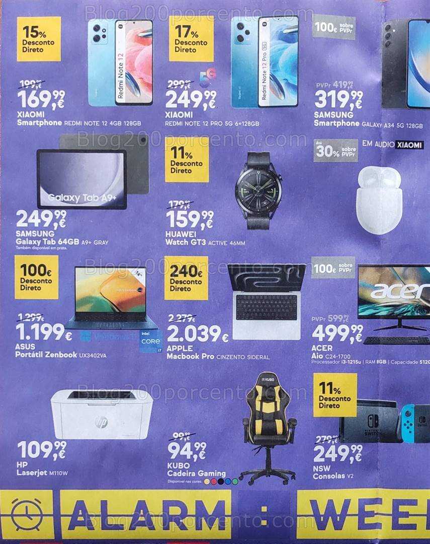 Antevisão Folheto WORTEN Promoções Fim de Semana - até 8 abril