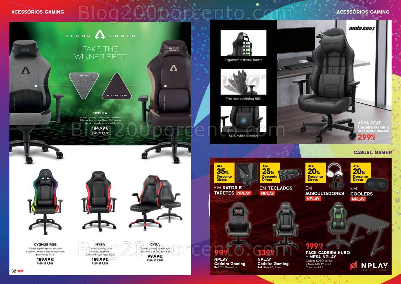 Antevisão Folheto WORTEN Gaming Promoções de 1 a 21 outubro