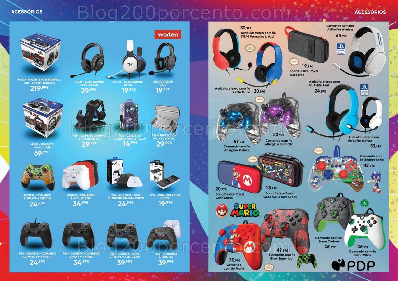 Antevisão Folheto WORTEN Gaming Promoções de 1 a 21 outubro