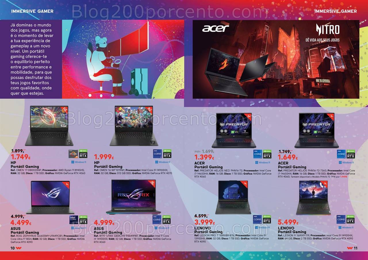 Antevisão Folheto WORTEN Gaming Promoções de 1 a 21 outubro