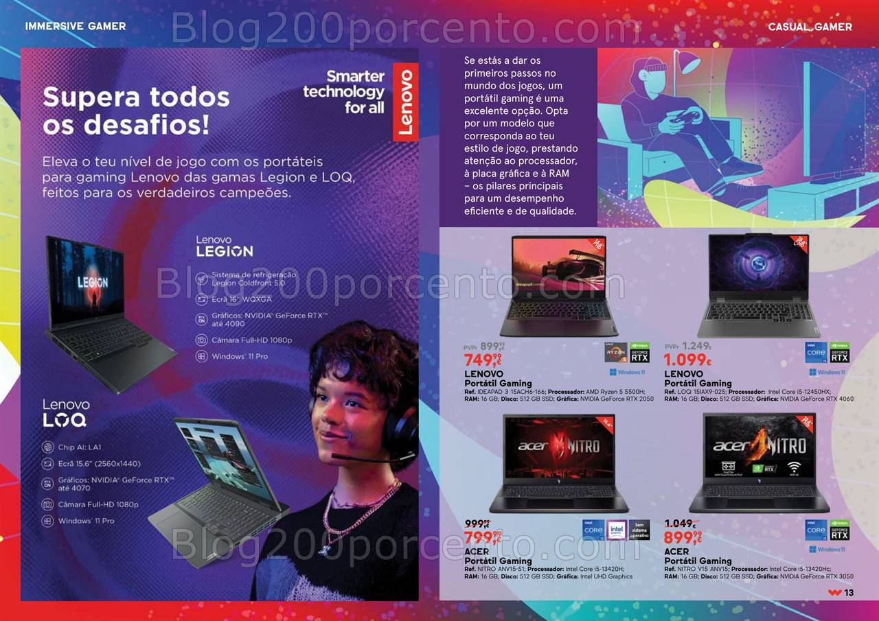 Antevisão Folheto WORTEN Gaming Promoções de 1 a 21 outubro