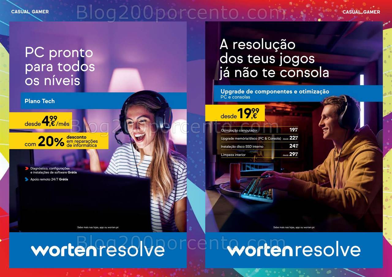 Antevisão Folheto WORTEN Gaming Promoções de 1 a 21 outubro