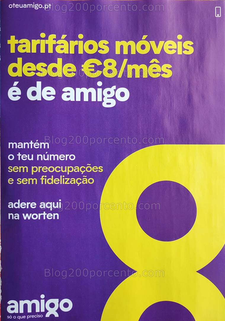 Antevisão Folheto WORTEN Mobile Promoções até 31 janeiro