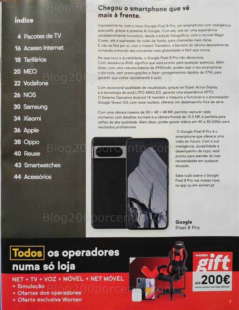 Antevisão Folheto WORTEN Mobile Black Friday Promoções de 2 a 30 novembro