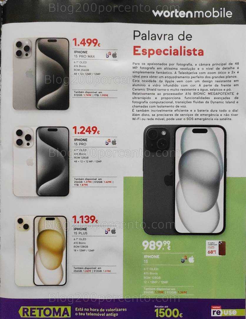 Antevisão Folheto WORTEN Mobile Black Friday Promoções de 2 a 30 novembro