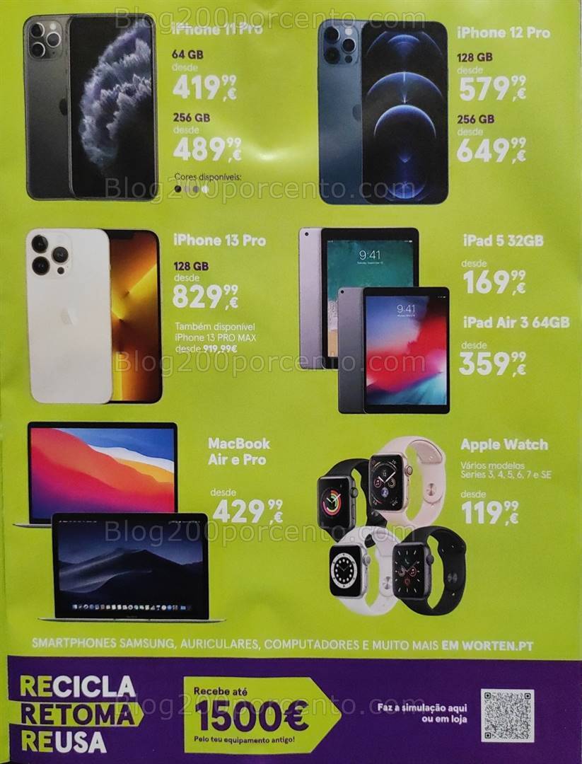 Antevisão Folheto WORTEN Mobile Black Friday Promoções de 2 a 30 novembro