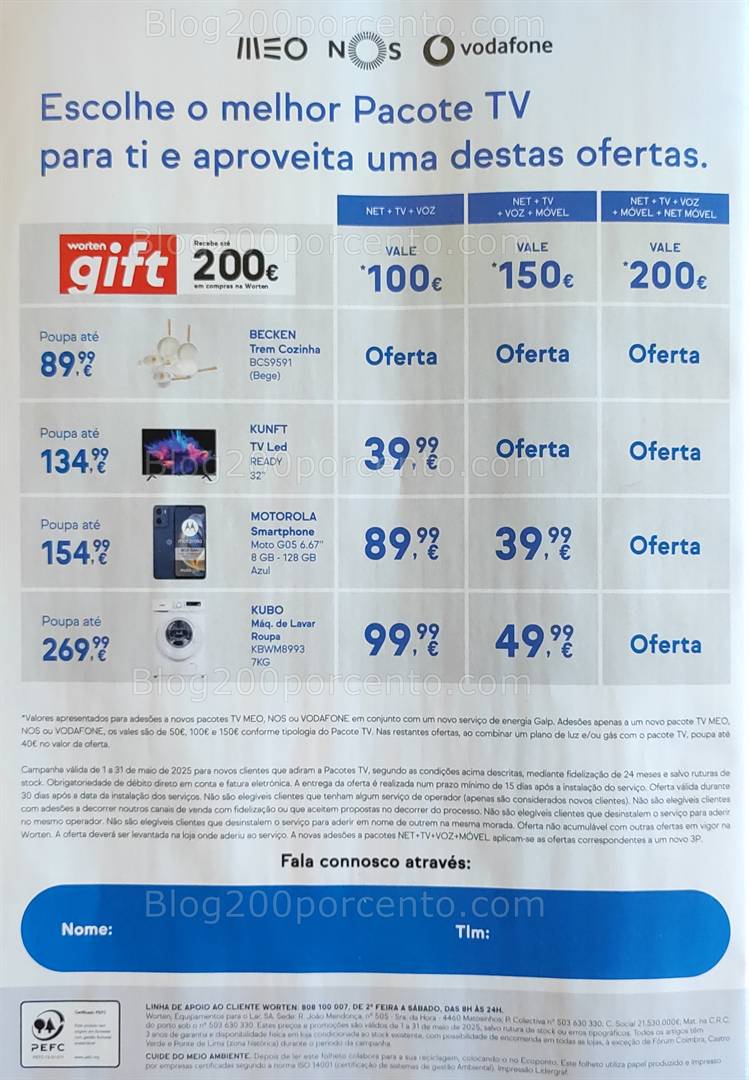 Antevisão Folheto WORTEN Mobile Promoções até 31 maio