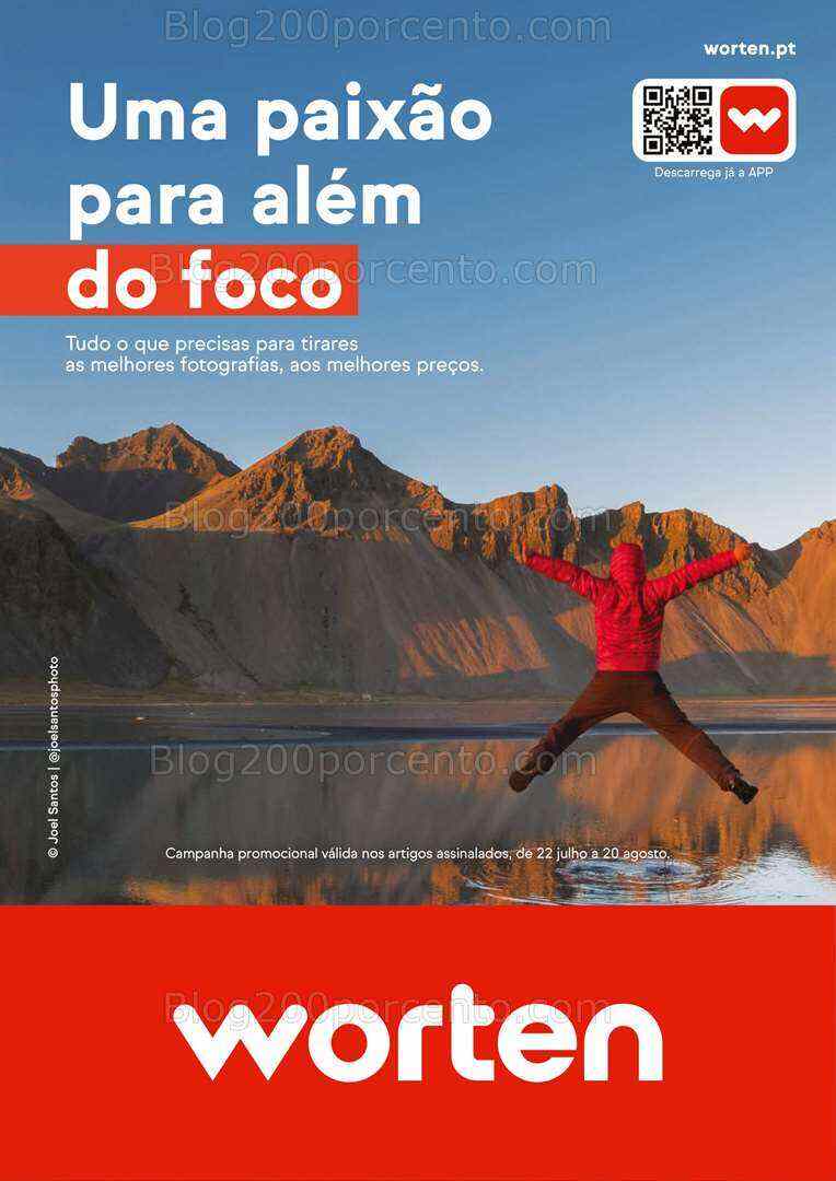 Antevisão Folheto WORTEN Especial Fotografia Promoções até 5 agosto
