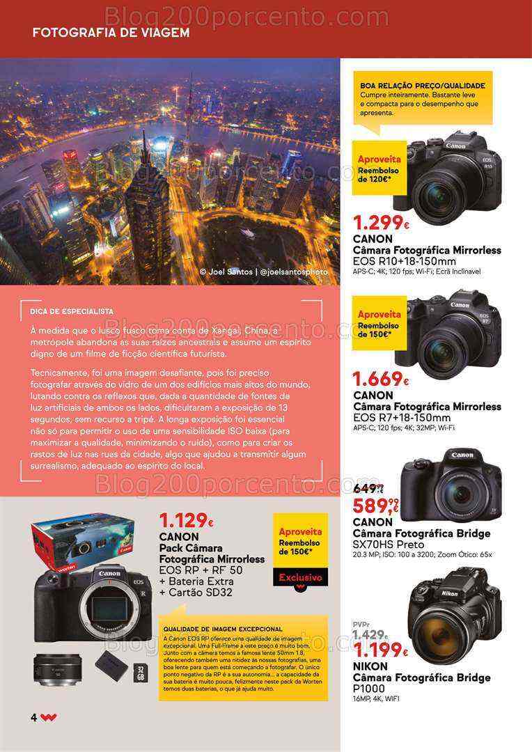 Antevisão Folheto WORTEN Especial Fotografia Promoções até 5 agosto