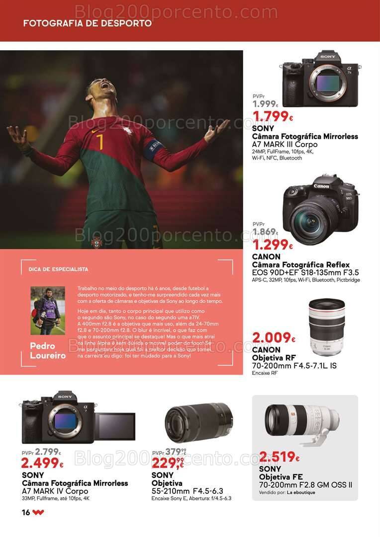 Antevisão Folheto WORTEN Especial Fotografia Promoções até 5 agosto